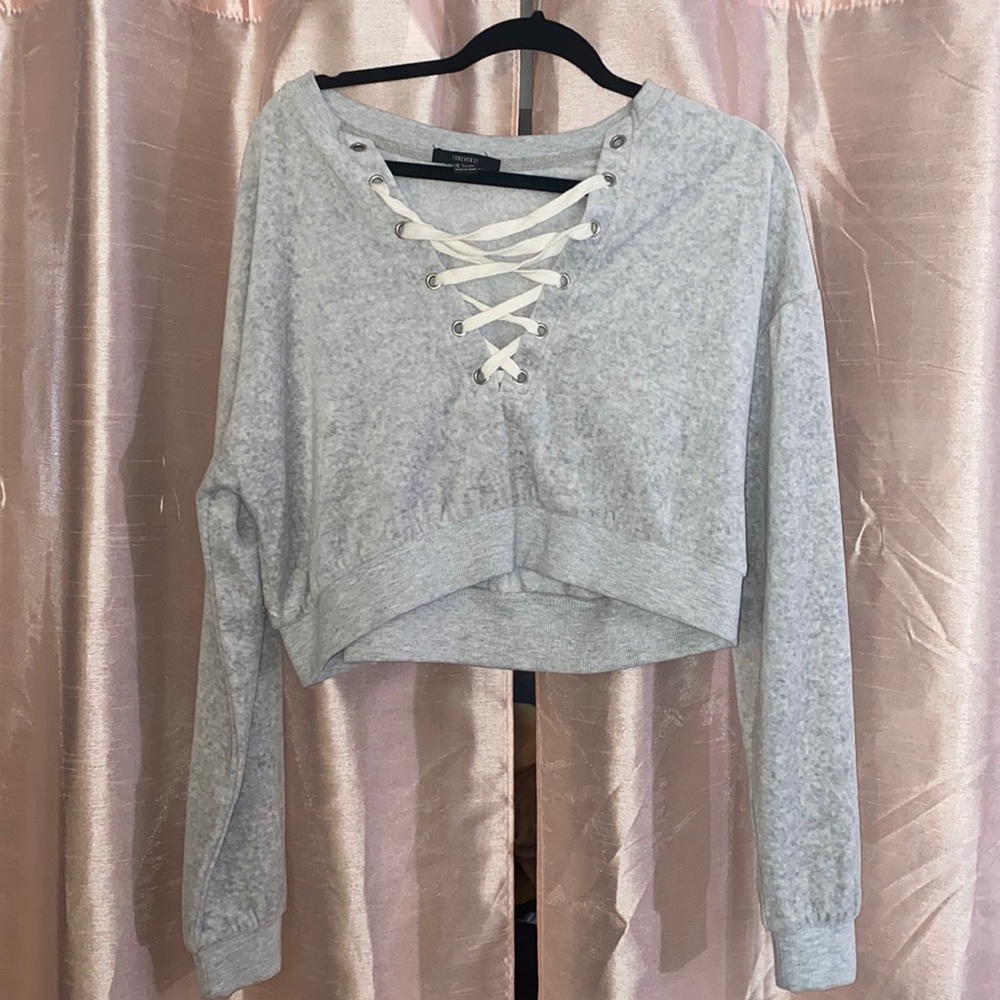 Forever 21 Crop Sweatshirt